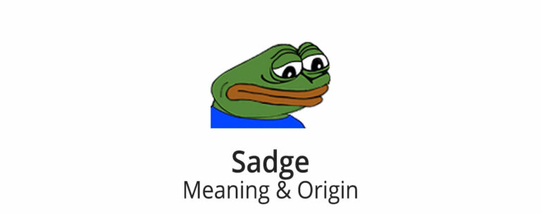 sadge meaning and origin
