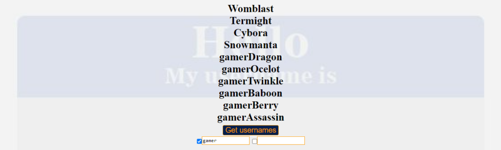 Fantasy generator is a superb Twitch name generator