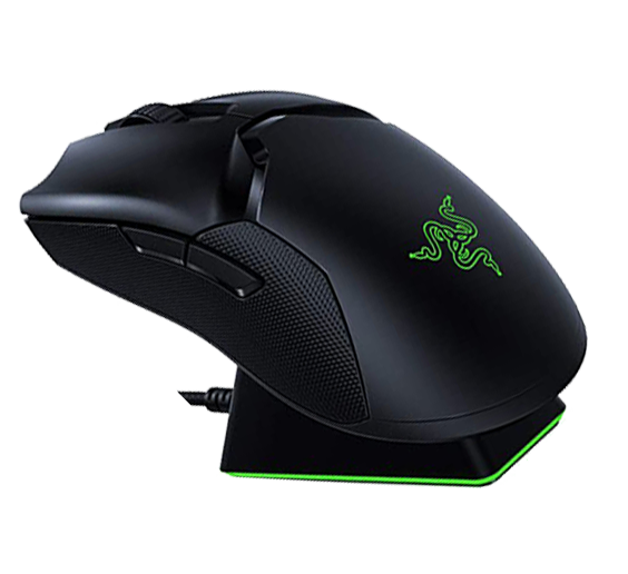 Masayoshi uses a Razer Viper Ultimate as a gaming mouse to play shooters like Valorant