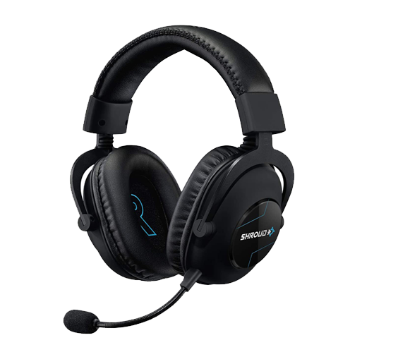 Shroud uses the Logitech Pro X Wireless Lightspeed Gaming Headset, shroud Edition