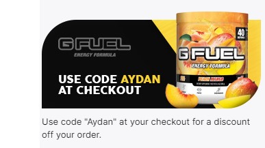 aydan used to make money from affiliate marketing by promoting g-fuel