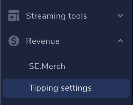 how to set up your tips with stream elements