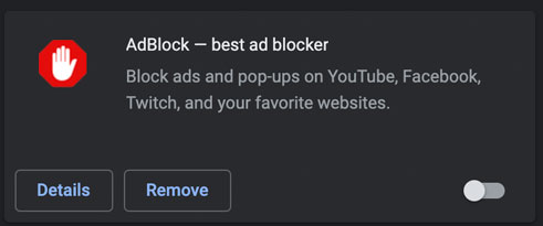 how to disable your adblocker