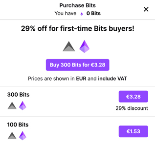 here's how you buy bits on twitch