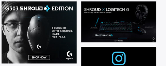 Shroud is sponsored by Logitech and gets paid to promote their products
