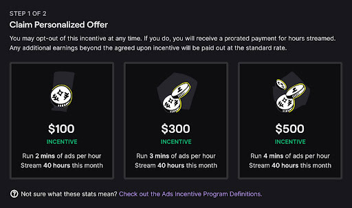 twitch streamers can make money from twitch's brand new ad incentive program